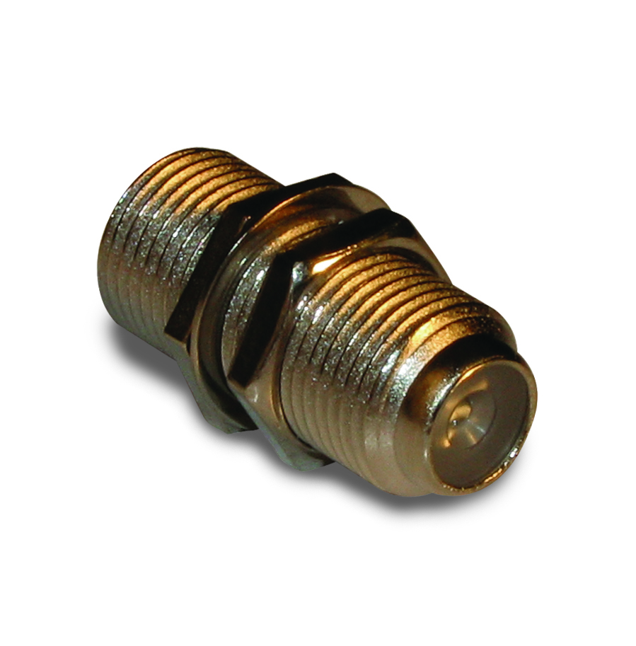 Amphenol RF-222121 Raccordement FR Conn Type F Adapter 0Hz to 2GHz 75Ohm ST RCP/RCP Bright Tin