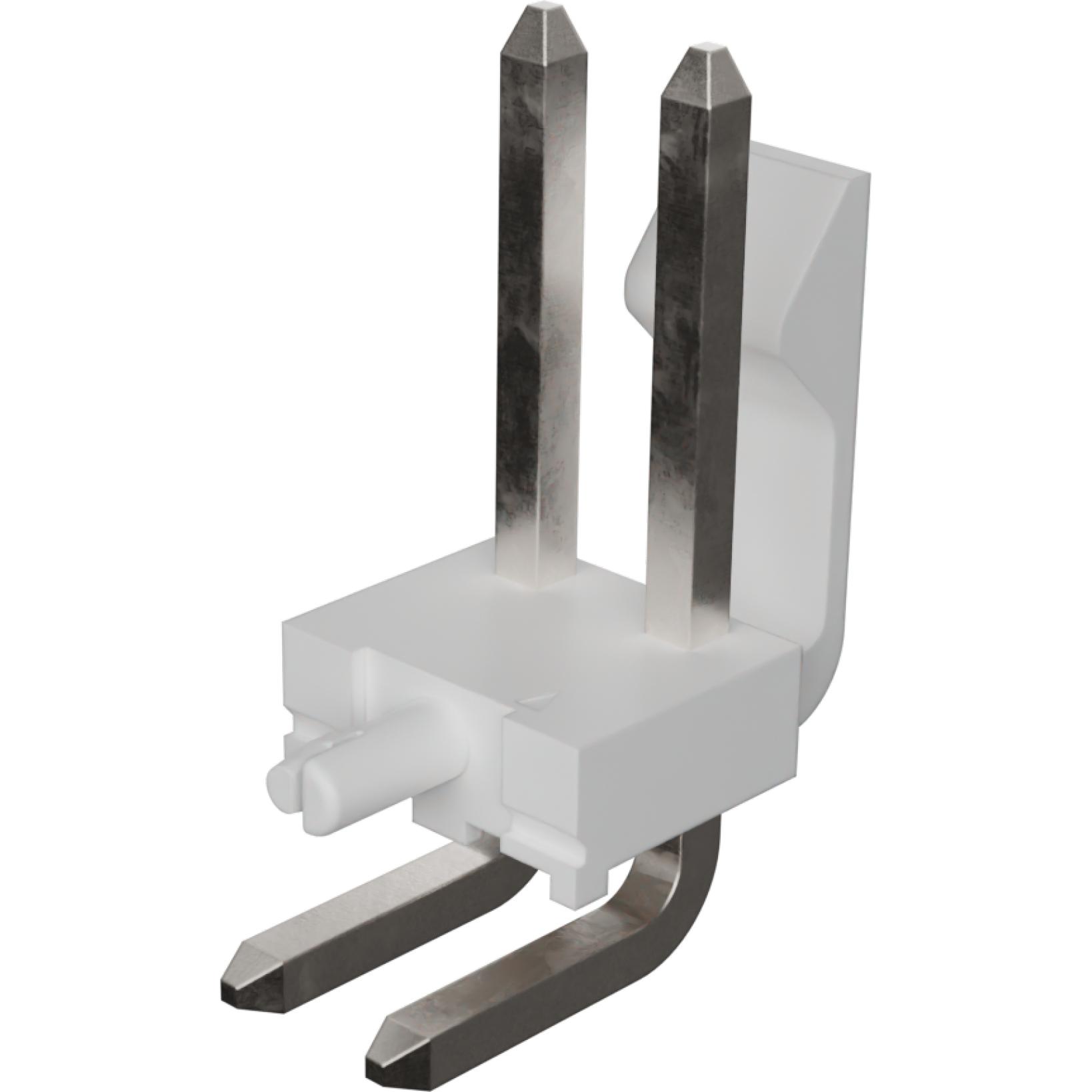 Molex-0026607020 Embases de raccordement et réceptacles PCB Conn Wire to Board HDR 2 POS 3.96mm Solder RA Thru-Hole KK Bag