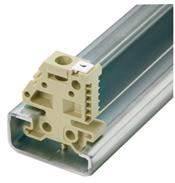 Weidmuller-0206160000 Accesorios del conector Connector Accessories End Bracket Straight Wemid Beige