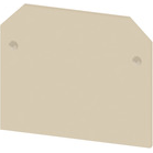 Weidmuller-0279560000 Steckverbinderzubehör Connector Accessories End Plate Straight Polyamide 6/6 Beige
