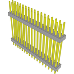 Conn Board Stacker HDR 34 POS 2mm Solder ST Top Entry Thru-Hole Bulk