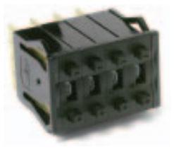 C&K-3P0210100 Interruptor giratorio de pulgar Switch Thumb-Pushwheel Thumbwheel BCD 10 0.1A 28VDC PC Board Panel Mount