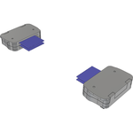 Cable Assembly Coaxial 0.25m 34AWG Board to Board to Board to Board F-M EDGE RATE® Bag