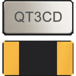 TXC Corporation-QT3CD-32.768KDZC-T Quarze Crystal 0.032768MHz ±20ppm (Tol) 9pF FUND 70000Ohm 2-Pin CSMD T/R