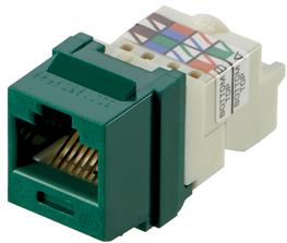 Panduit-NK6TMGR Telecomunicaciones y teléfono del conector Conn RJ-45 F 8 POS IDT ST Cable Mount 8 Terminal 1 Port Cat 6