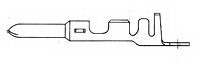 TE Connectivity-170292-1 Connector Contact Contact PIN Crimp ST Cable Mount 14-30AWG Loose