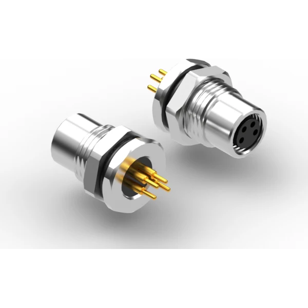 Tensility International-54-00278 Steckverbinder, rund Conn M8 Circular SKT 4 POS Solder ST Thru-Hole 4 Terminal 1 Port