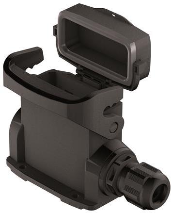 HARTING Technology Group-19463100252 Connector Accessories Connector Accessories Surface Mounted Housing Right Angle Polyamide Han-Eco®