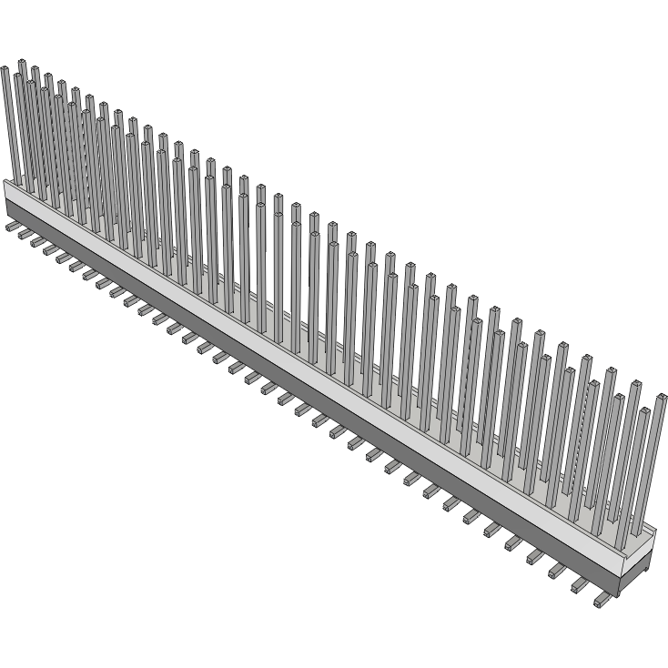 Samtec-HW-36-11-T-D-250-SM Piastre connettori e prese PCB Conn Board Stacker HDR 72 POS 2.54mm Solder ST Top Entry SMD Tube