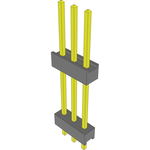 Conn Board Stacker HDR 3 POS 2.54mm Solder ST Top Entry Thru-Hole Bulk