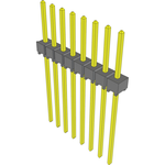 Conn Unshrouded Header HDR 8 POS 2.54mm Solder ST Top Entry Thru-Hole Bulk