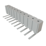 Conn Socket Strip SKT 10 POS 2.54mm Solder RA Side Entry Thru-Hole Tube