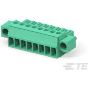 TE Connectivity-284510-8 Blocs de raccordement de terminaux Conn Eurostyle Block PL 8 POS 3.5mm Solder RA Cable Mount 11A/Contact