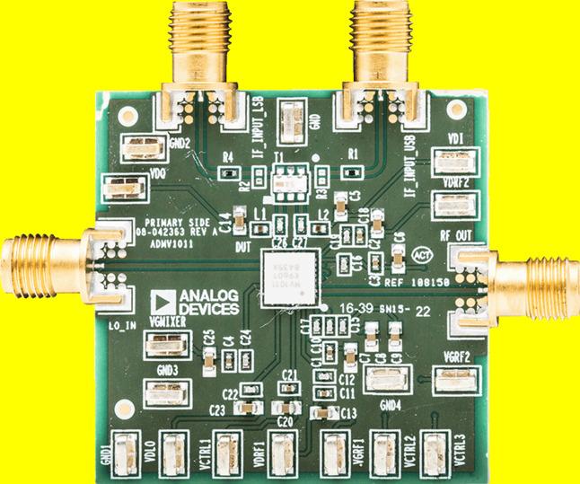 Analog Devices-ADMV1011-EVALZ RF/Drahtlos-Entwicklungsplatinen und Kits ADMV1011 Up-Down Converter and Mixer Evaluation Board