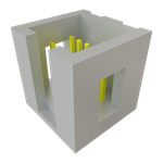 Conn Shrouded Header (4 Sides) HDR 10 POS 1.27mm Solder ST Thru-Hole Bulk