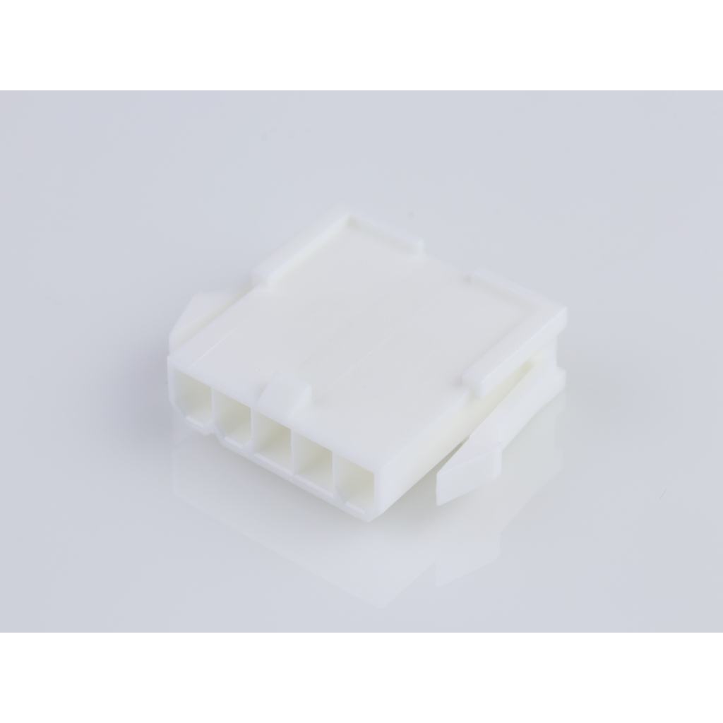 Molex-39014053 Gaine de câblage de raccordement discret Conn Housing PL 5 POS 4.2mm Crimp ST Panel Mount Natural Mini-Fit Jr™ Bag