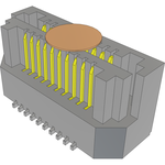 Conn Socket and Terminal Strip SKT/HDR 20 POS 0.635mm Solder ST Top Entry SMD Razor Beam™ T/R
