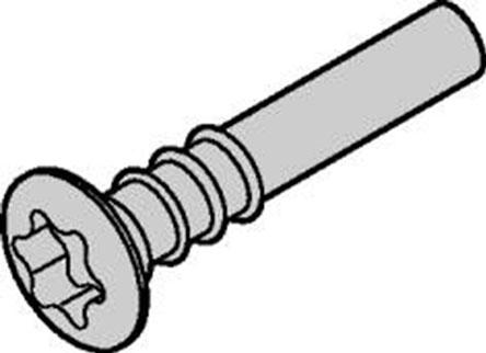 Schroff GmbH-24812501 null Screw Pan-HD Torx 3-20-THD Steel Nickel