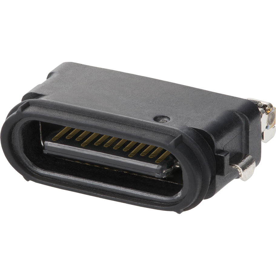 Molex-2024100002 Connector USB Conn Micro USB 3.1 Type C RCP 24 POS 0.25mm Solder RA SMD 24 Terminal 1 Port USB 3.1 T/R