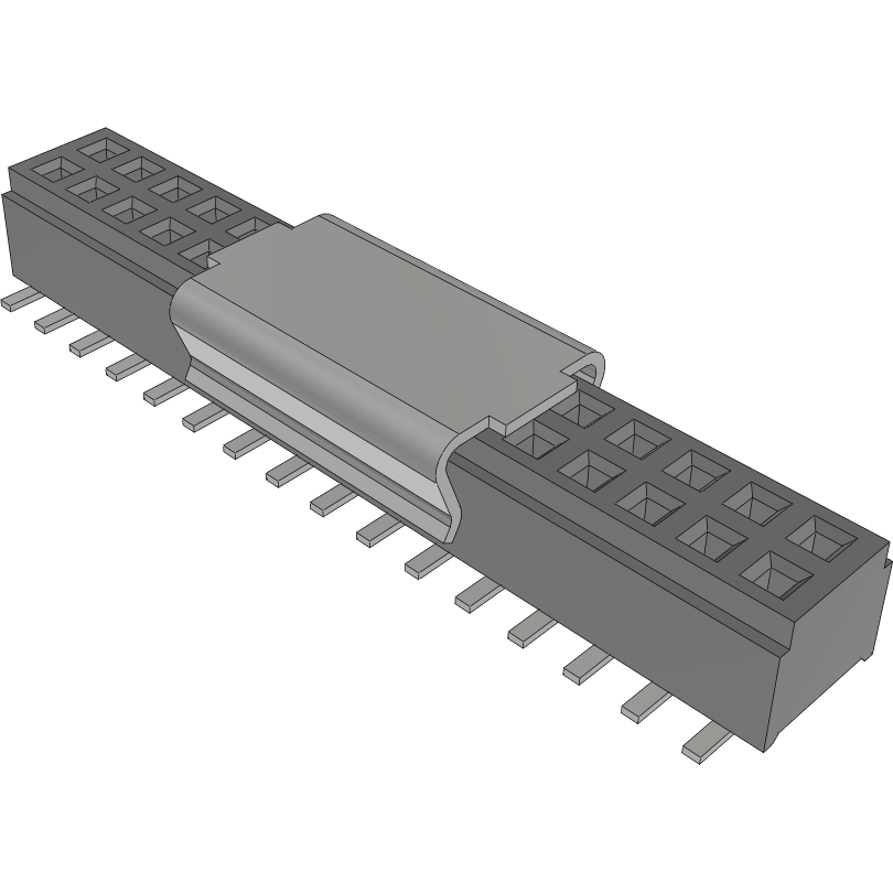 Samtec-CLM-116-02-F-D-P Piastre connettori e prese PCB Conn Micro Socket Strip SKT 32 POS 1mm Solder ST SMD Tube