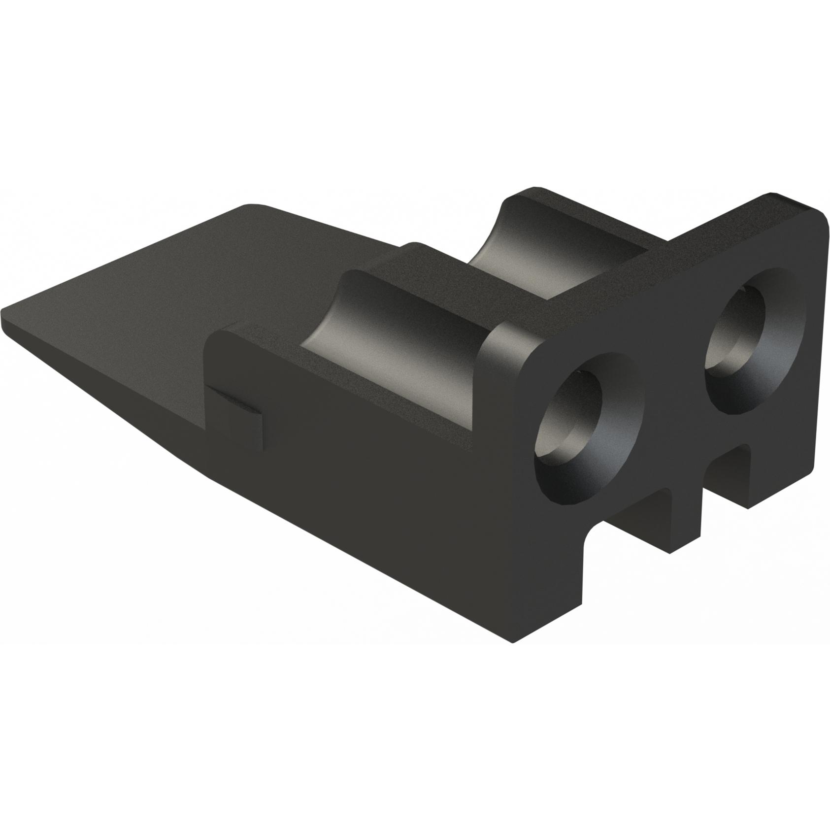 Amphenol-AWP-2SB Steckverbinderzubehör Connector Accessories Wedge Lock Straight Thermoplastic Black