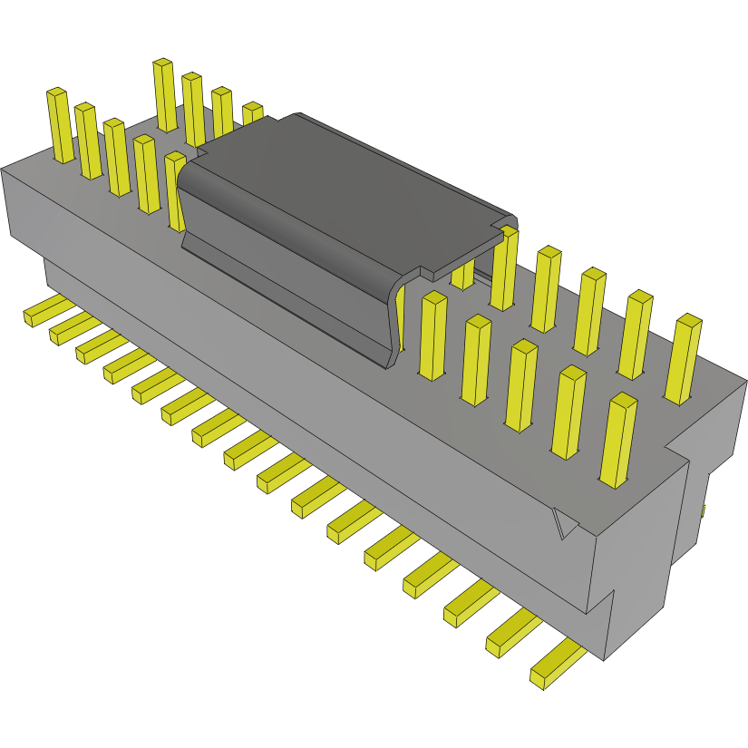 Samtec-BKT-131-04-L-V-P Cabezales del conector y receptáculos PCB Conn Unshrouded Header HDR 31 POS 1mm Solder ST Top Entry SMD TIGER CLAW™ Tube