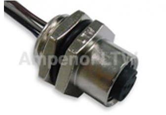 Amphenol-M12D-04PFFC-SF8B15 Sensor Accessories Female Connector for Sensor