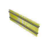 Conn Board Stacker HDR 80 POS 2.54mm Solder ST Top Entry Thru-Hole Bulk