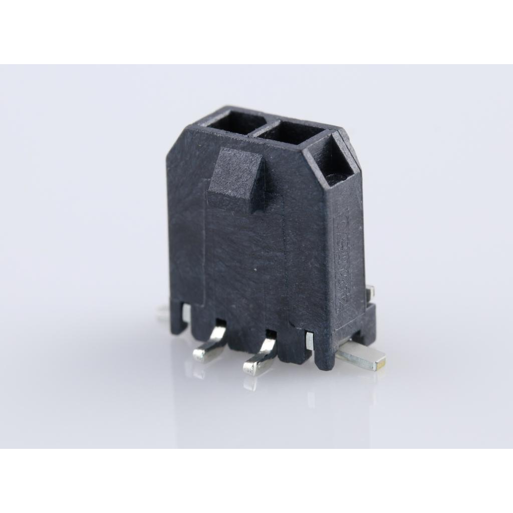 Molex-43650-0225 Cabezales del conector y receptáculos PCB Conn Wire to Board HDR 2 POS 3mm Solder ST Top Entry SMD Micro-Fit 3.0 T/R