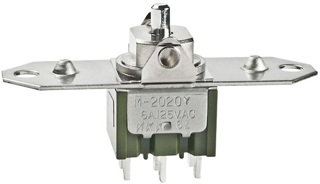 NKK Switches-M2024TYW01 Bascule de commutateur Switch Rocker ON ON ON SP3T Solder Lug 6A 250VAC 30VDC 50000Cycles