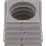 Weidmuller-2584560000 Steckverbinderzubehör Sealing element, (cable entry system), TPE, Light Grey, Height 20.3 mm, Width 20.3 mm, Depth 17.7 mm