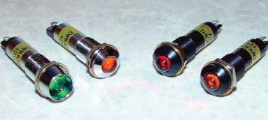 Dialight-6091322120F Panel Mount Indicators LED Panel Mount Indicator Uni-Color Yellow 90mcd 2-Pin