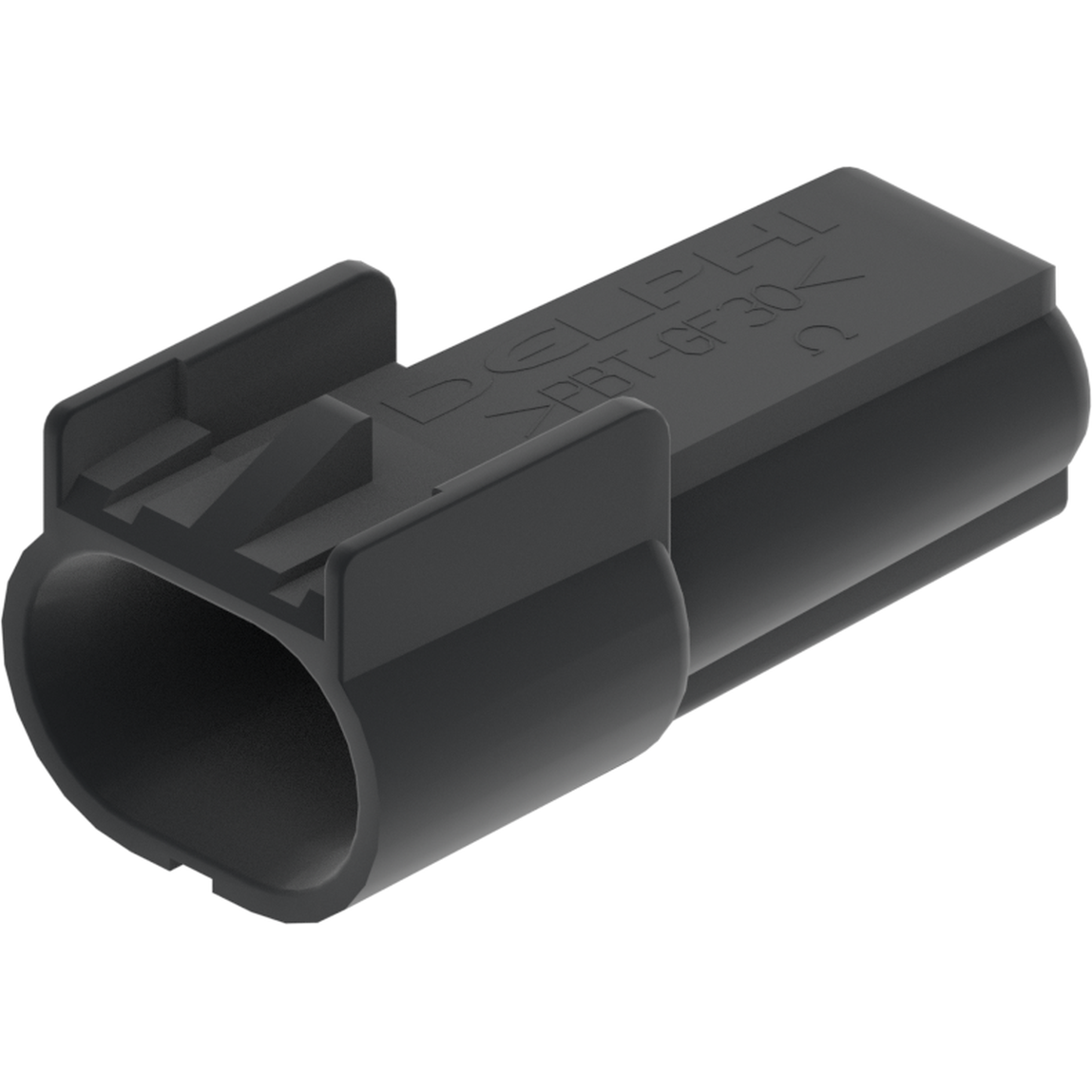 Delphi-13534889 Einzeladersteckverbinder, Gehäuse 2 Way M GT 1.5 Unsealed Connector Black