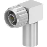 HUBER+SUHNER-16_N-50-10-1/103_UV Connettore RF Conn Type N 0Hz to 11GHz 50Ohm Solder RA Cable Mount PL Gold Bulk