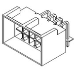Conn Wire to Board HDR 18 POS 3mm Solder RA Side Entry Thru-Hole Tray