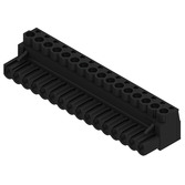Weidmuller-1943950000 Blocs de raccordement de terminaux Conn Plug-in Terminal Block F 16 POS 5.08mm Screw RA Cable Mount 20A Box