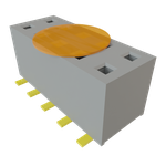 Conn Socket Strip SKT 10 POS 2mm Solder ST Bottom Entry SMD TIGER BEAM™ T/R