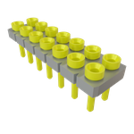 Conn Socket Strip SKT 14 POS 2.54mm Solder ST Top Entry Thru-Hole Tube