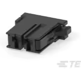 TE Connectivity-2-1747276-2 Connector Discrete Wire Housing Conn Housing RCP 2 POS 6.35mm Crimp ST Cable Mount Black Bag