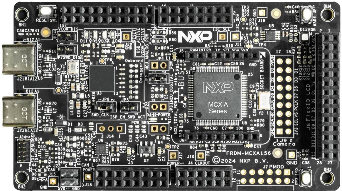 NXP Semiconductors-FRDM-MCXA156 Eingebettete Systementwicklungsboards und -kits MCXA156VLL Microcontroller Development Platform 96MHz CPU Flash Linux Ubuntu/Mac OS X/Win 10/Win 11