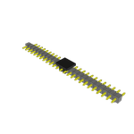 Conn Unshrouded Header HDR 25 POS 2.54mm Solder RA Side Entry SMD Tube