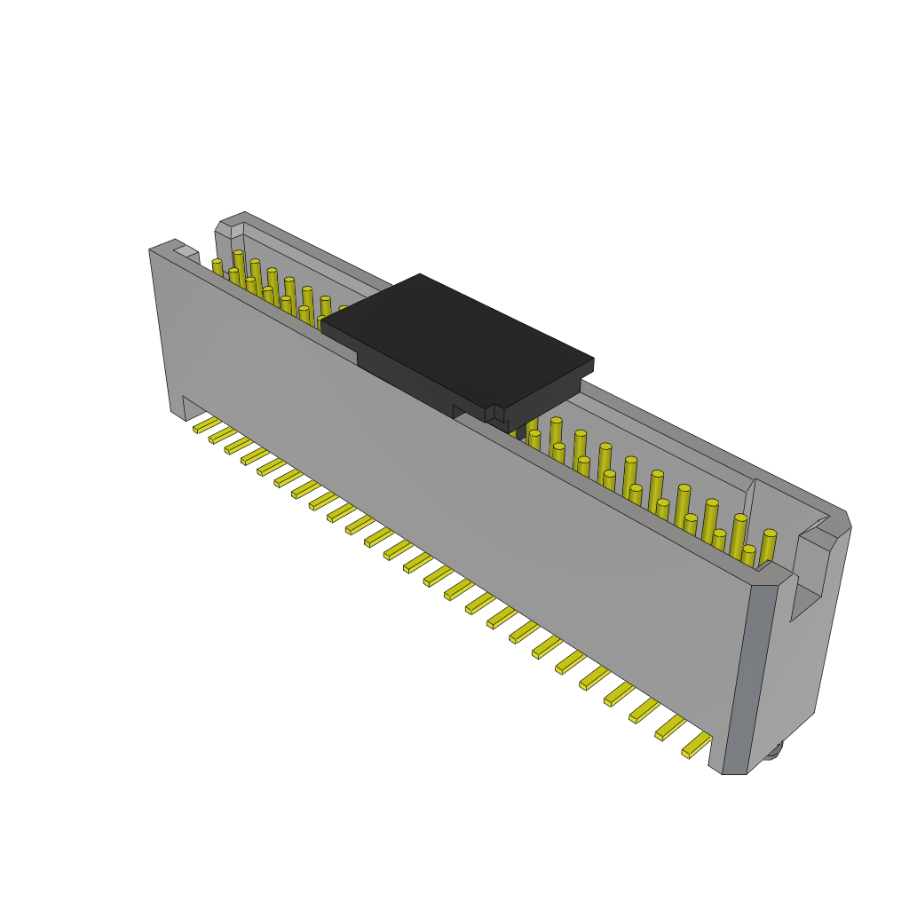 Samtec-TFM-125-22-STL-D-A-P-TR 连接器插头及 PCB 插座 Conn Shrouded Header (4 Sides) HDR 50 POS 1.27mm Solder ST Top Entry SMD TIGER EYE™ T/R
