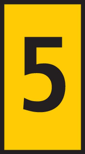 HellermannTyton-561-03654 Kabelmarkierungen Cable Markers Pre-Marked Snap On Polyamide 6/6 Yellow Box