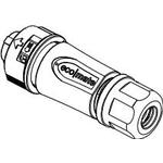 Conn Circular SKT 3 POS ST Cable Mount 3 Terminal 1 Port Bag
