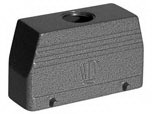 TE Connectivity-1106465-1 Adattatori Shrink Boot Hood 180° 8 Shell Size Powder Aluminum Die Cast