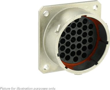 SOURIAU-UT002235PH6 Connector Circular Conn Circular PIN 35 POS Crimp ST Wall Mount 35 Terminal 1 Port