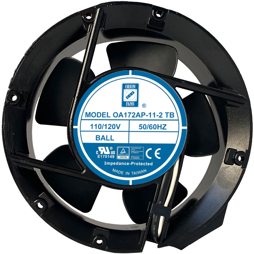 ORION FANS-OA172AP-11-2TB Gebläse und Lüfter AC Fan Axial Ball Bearing 115V 80V to 130V 170CFM 42dB 172 X 51mm Middle Speed
