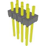 Conn Unshrouded Header HDR 8 POS 2.54mm Solder ST Top Entry Thru-Hole Bulk