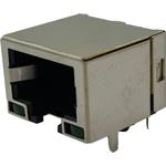 Conn RJ-45 F 8 POS 1.02mm Solder RA Thru-Hole 12 Terminal 1 Port Tray
