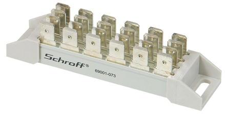 Schroff GmbH-69001073 null Busbar, 4Pole,For Faston Connectors